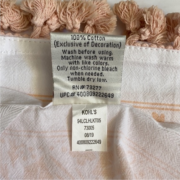 LC Lauren Conrad Making Spirits Bright Kitchen Towels Set of 2 - Picture 7 of 8